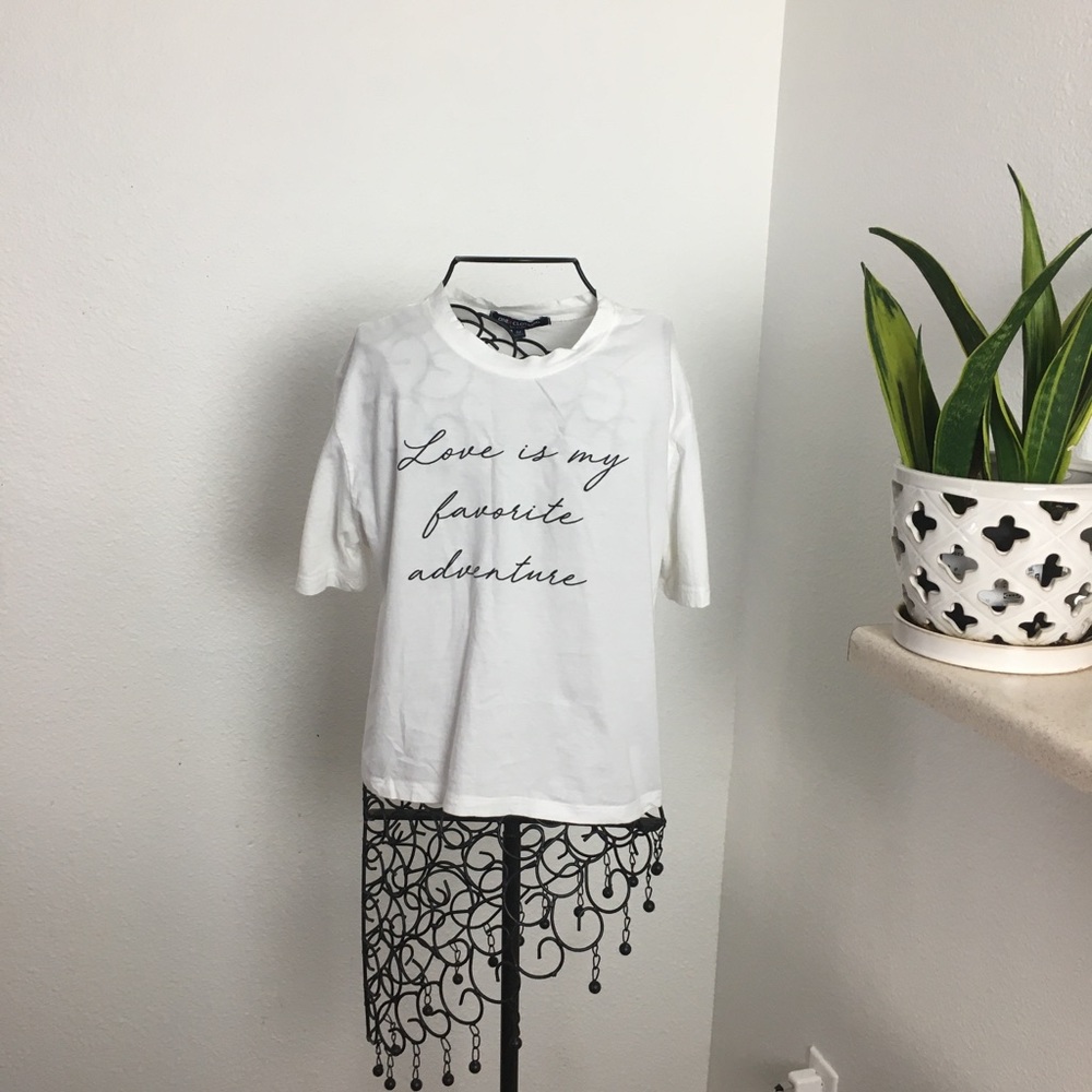 ONE ❤️ CLOTHING M women’s T Shirt white